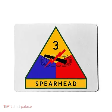 3rd Armored Division Army Wwii Spearhead Mousepad