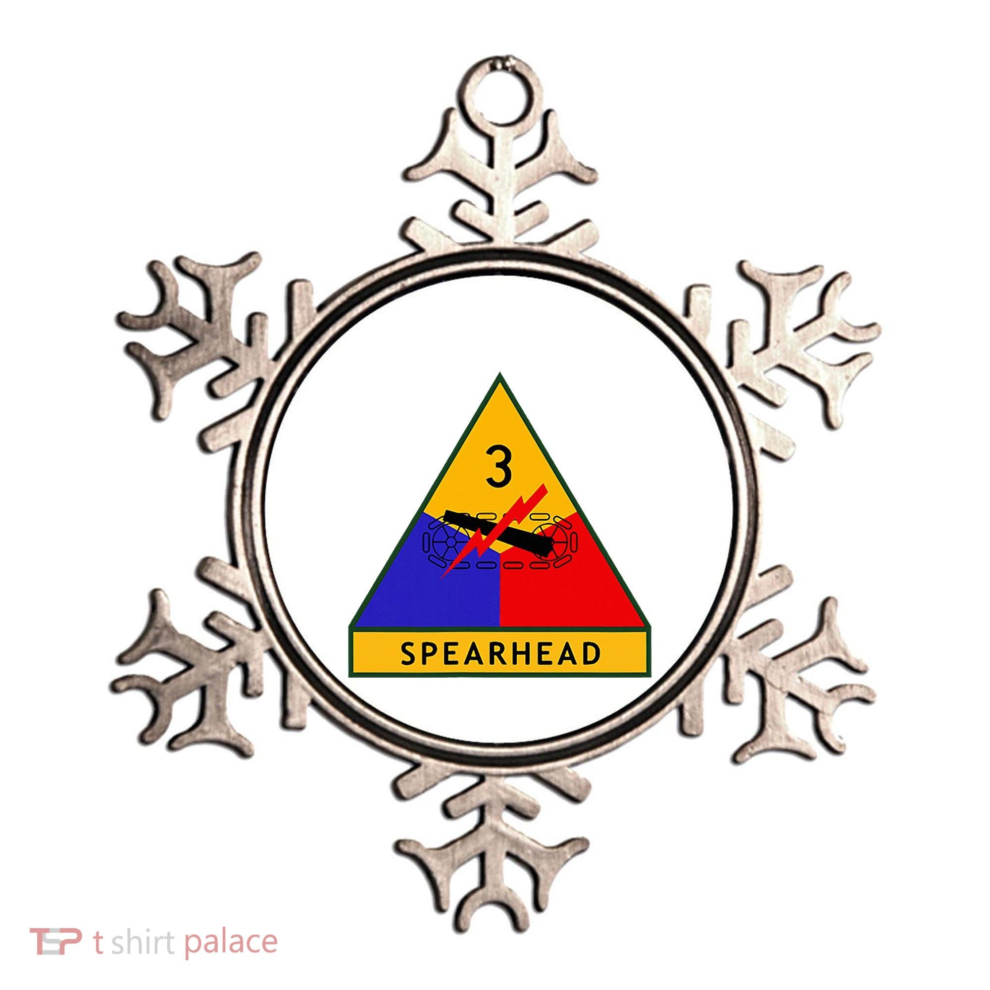 3rd Armored Division Army Wwii Spearhead Ornament