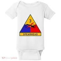 3rd Armored Division Army Wwii Spearhead Baby Bodysuit thumb 0