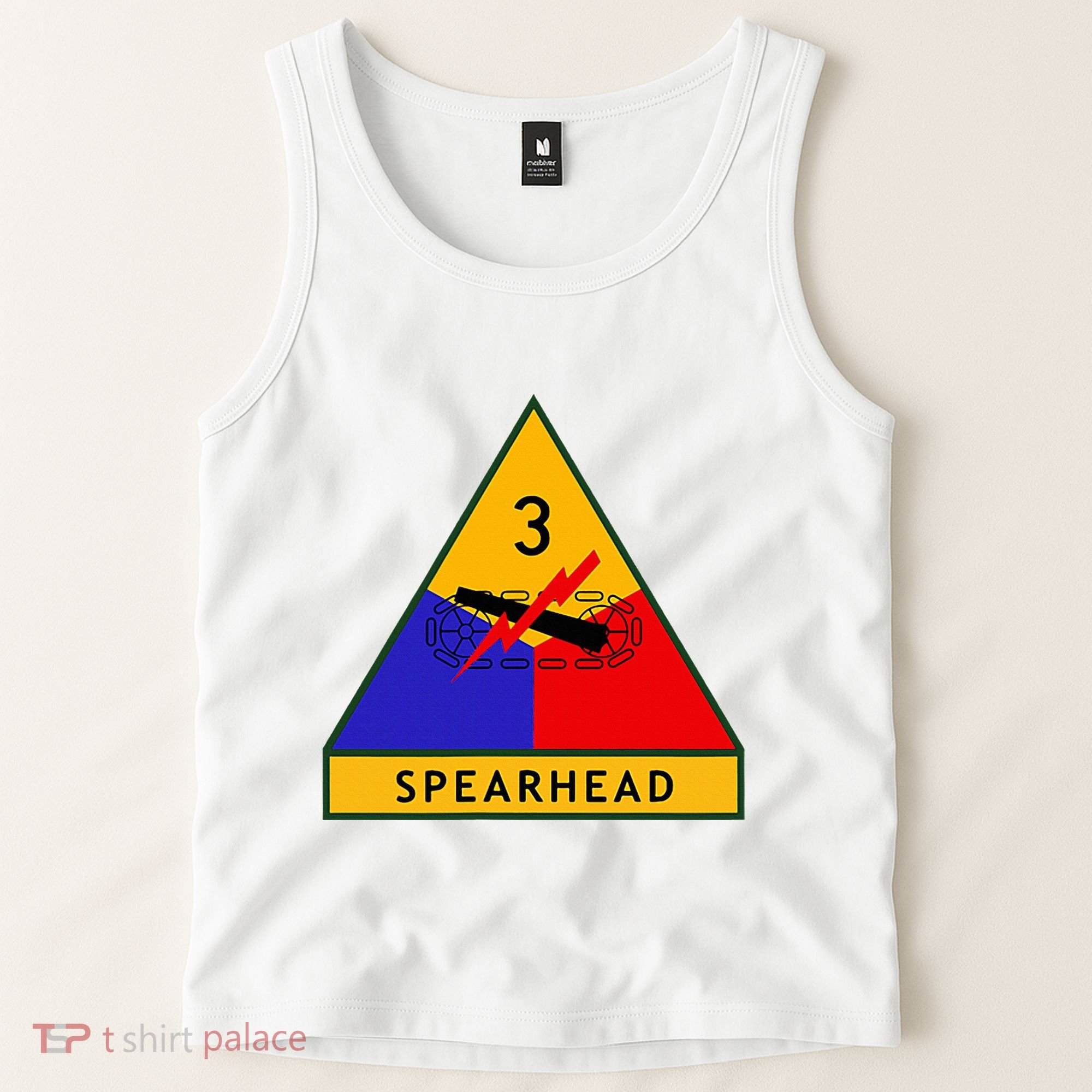 3rd Armored Division Army Wwii Spearhead Tank Top