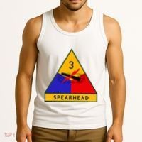 3rd Armored Division Army Wwii Spearhead Tank Top thumb 3