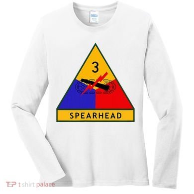 3rd Armored Division Army Wwii Spearhead Women's Long Sleeve Shirt