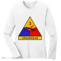 3rd Armored Division Army Wwii Spearhead Women's Long Sleeve Shirt thumb 0