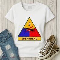 3rd Armored Division Army Wwii Spearhead Women's T-Shirt thumb 3