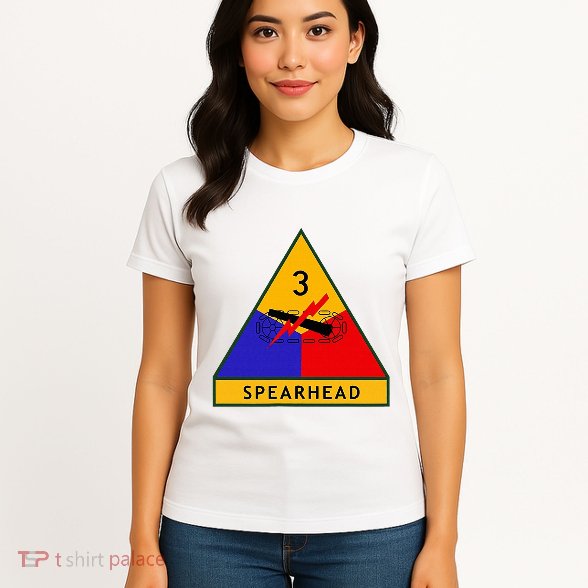 3rd Armored Division Army Wwii Spearhead Women's T-Shirt