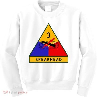 3rd Armored Division Army Wwii Spearhead Kids Sweatshirt