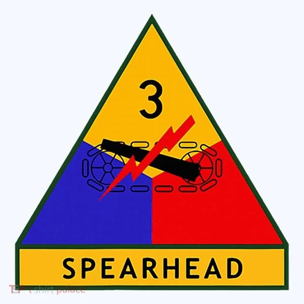 3rd Armored Division Army Wwii Spearhead Kids Long Sleeve Shirt