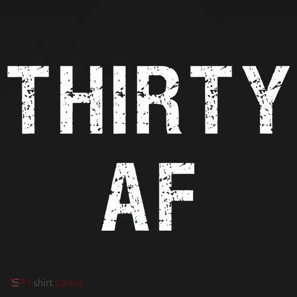 30 AF T Funny Thirty AF Doggie Tank