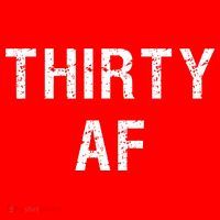 30 AF T Funny Thirty AF Santa Hat thumb 1