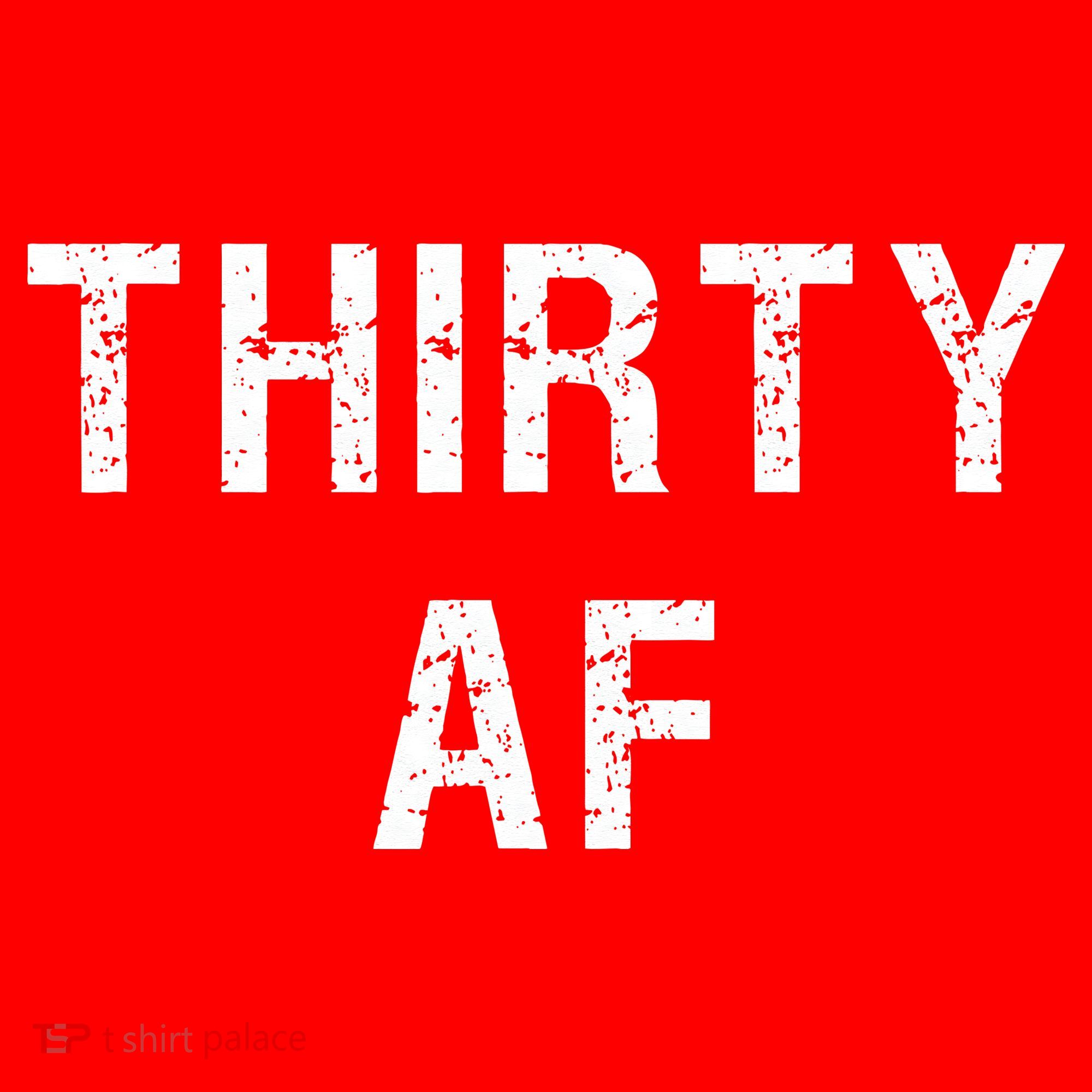 30 AF T Funny Thirty AF Santa Hat