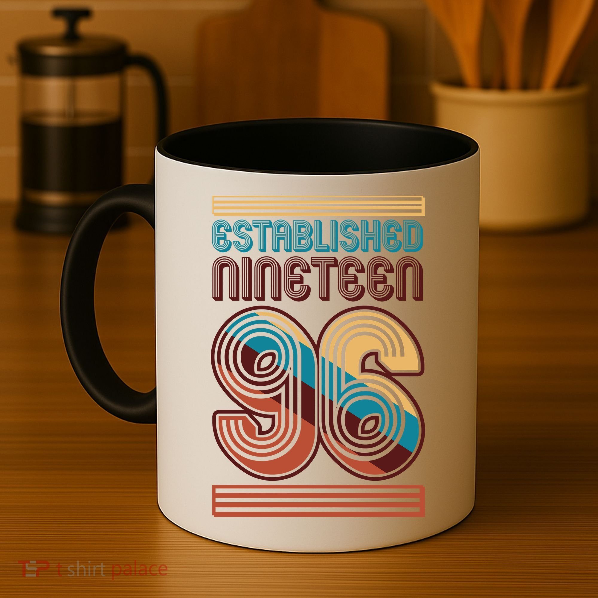 30th Birthday 1996 Established Nineteen 96 Coffee Mug