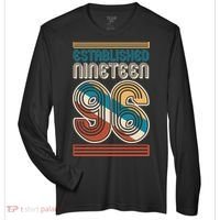 30th Birthday 1996 Established Nineteen 96 Zone Performance Long-Sleeve T-Shirt thumb 0