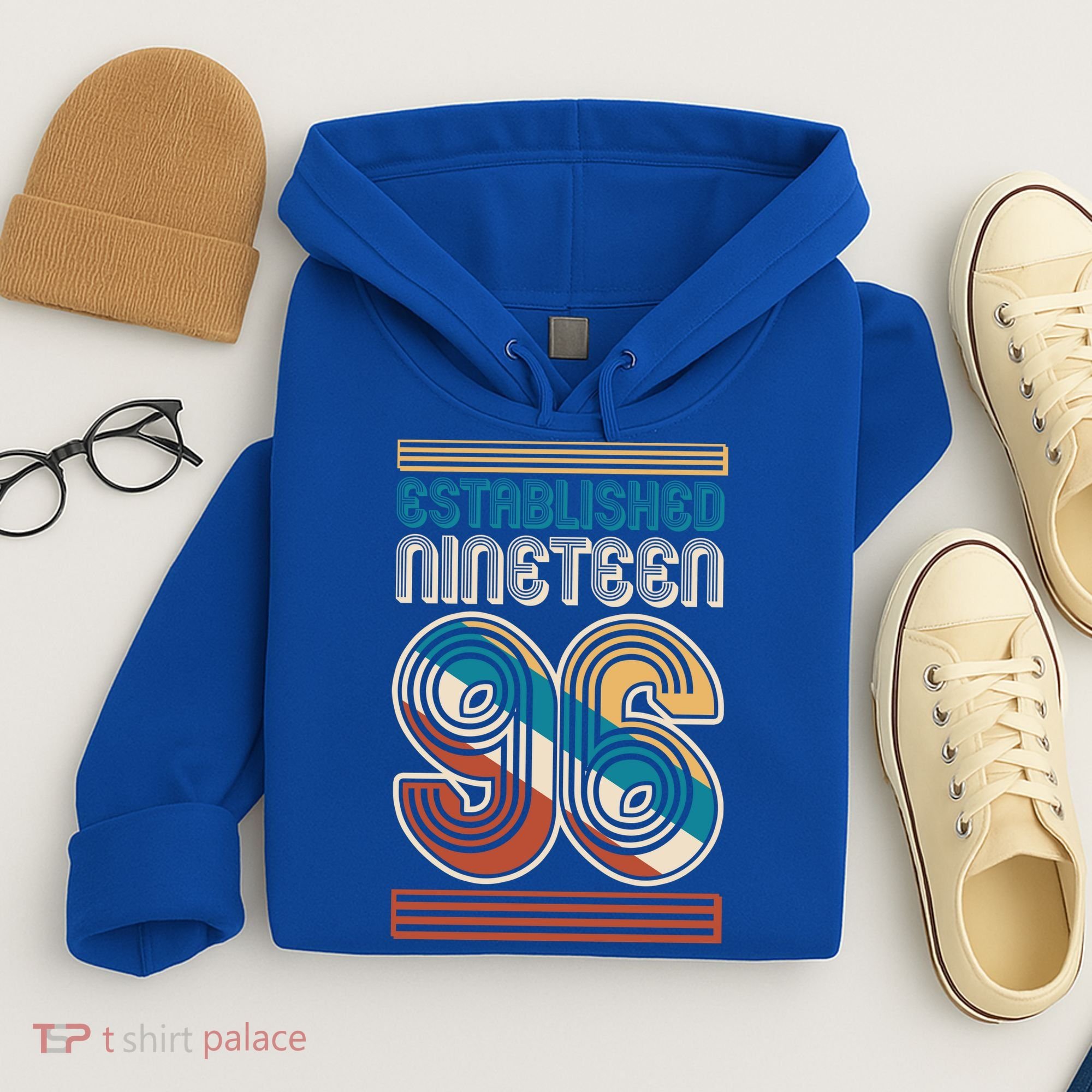 30th Birthday 1996 Established Nineteen 96 Hoodie