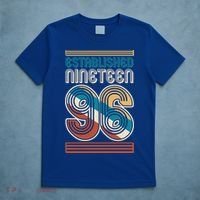 30th Birthday 1996 Established Nineteen 96 T-Shirt thumb 5