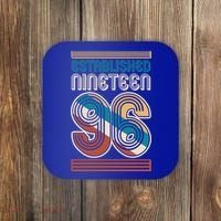 30th Birthday 1996 Established Nineteen 96 Coaster thumb 0