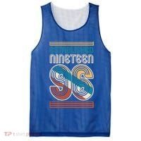 30th Birthday 1996 Established Nineteen 96 Mesh Reversible Basketball Jersey Tank thumb 0
