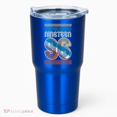 30th Birthday 1996 Established Nineteen 96 Tumbler