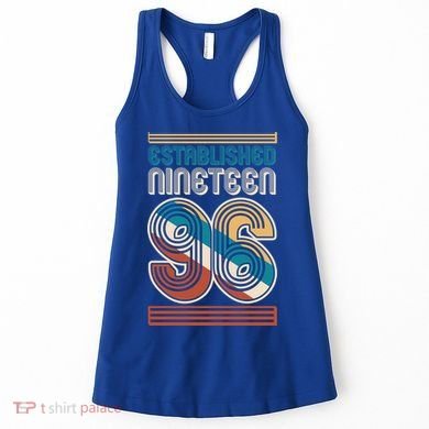 30th Birthday 1996 Established Nineteen 96 Women's Tank Top