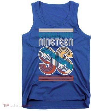 30th Birthday 1996 Established Nineteen 96 Tank Top
