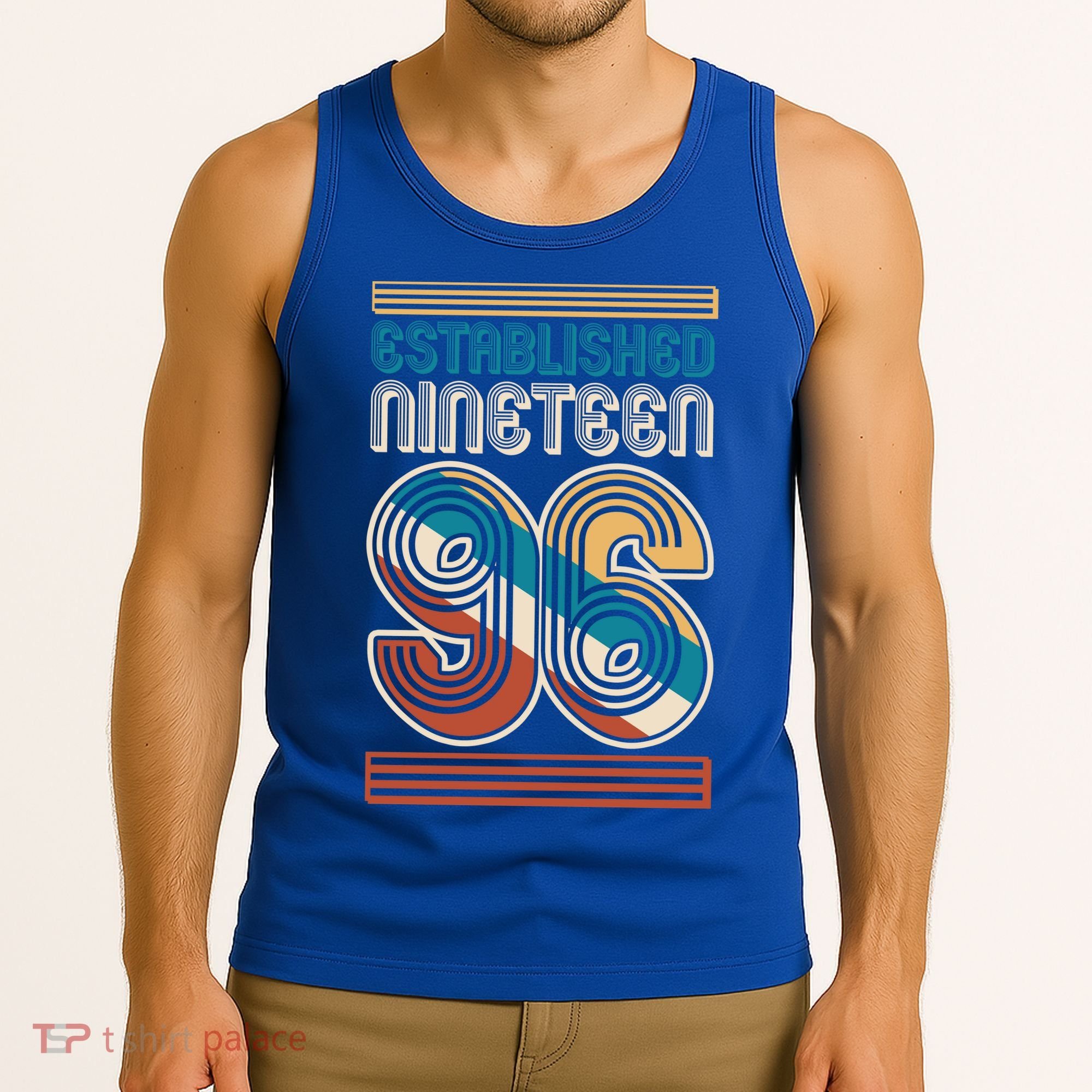 30th Birthday 1996 Established Nineteen 96 Tank Top