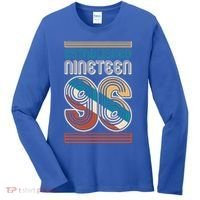 30th Birthday 1996 Established Nineteen 96 Women's Long Sleeve Shirt thumb 0