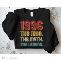 30th Birthday 1996 The Man Myth The Legend Sweatshirt thumb 2