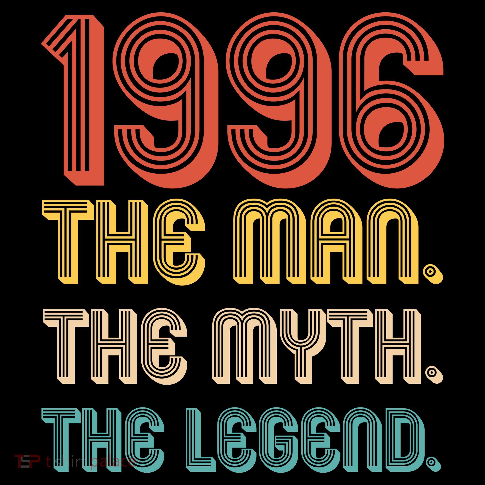 30th Birthday 1996 The Man Myth The Legend Women's Hoodie