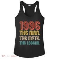 30th Birthday 1996 The Man Myth The Legend Ladies PosiCharge Competitor Racerback Tank thumb 0