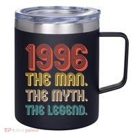 30th Birthday 1996 The Man Myth The Legend 12oz Stainless Steel Coffee Mug thumb 0