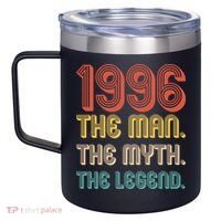 30th Birthday 1996 The Man Myth The Legend 12oz Stainless Steel Coffee Mug thumb 2