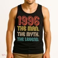 30th Birthday 1996 The Man Myth The Legend Tank Top thumb 3