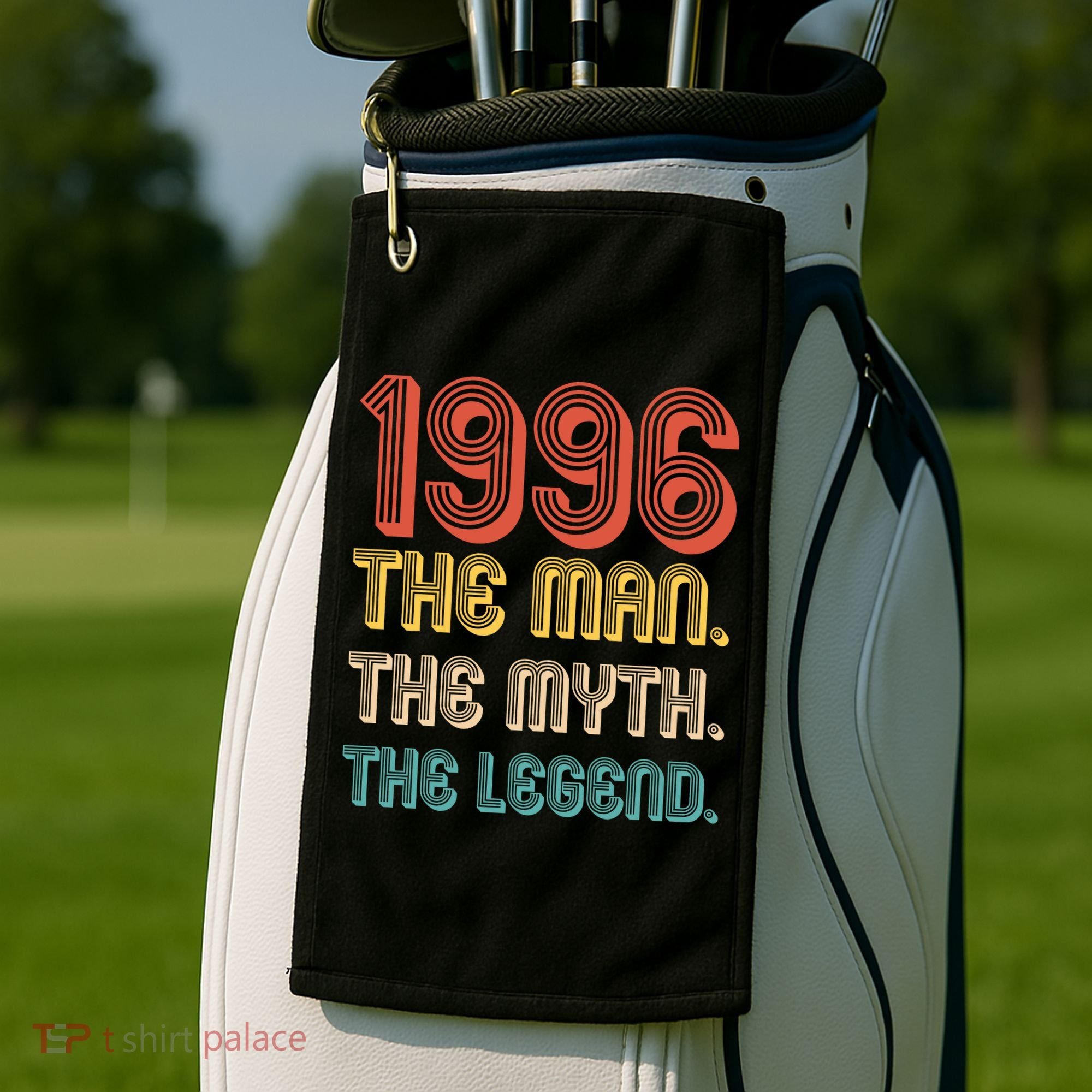 30th Birthday 1996 The Man Myth The Legend Golf Towel