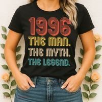 30th Birthday 1996 The Man Myth The Legend Women's T-Shirt thumb 2