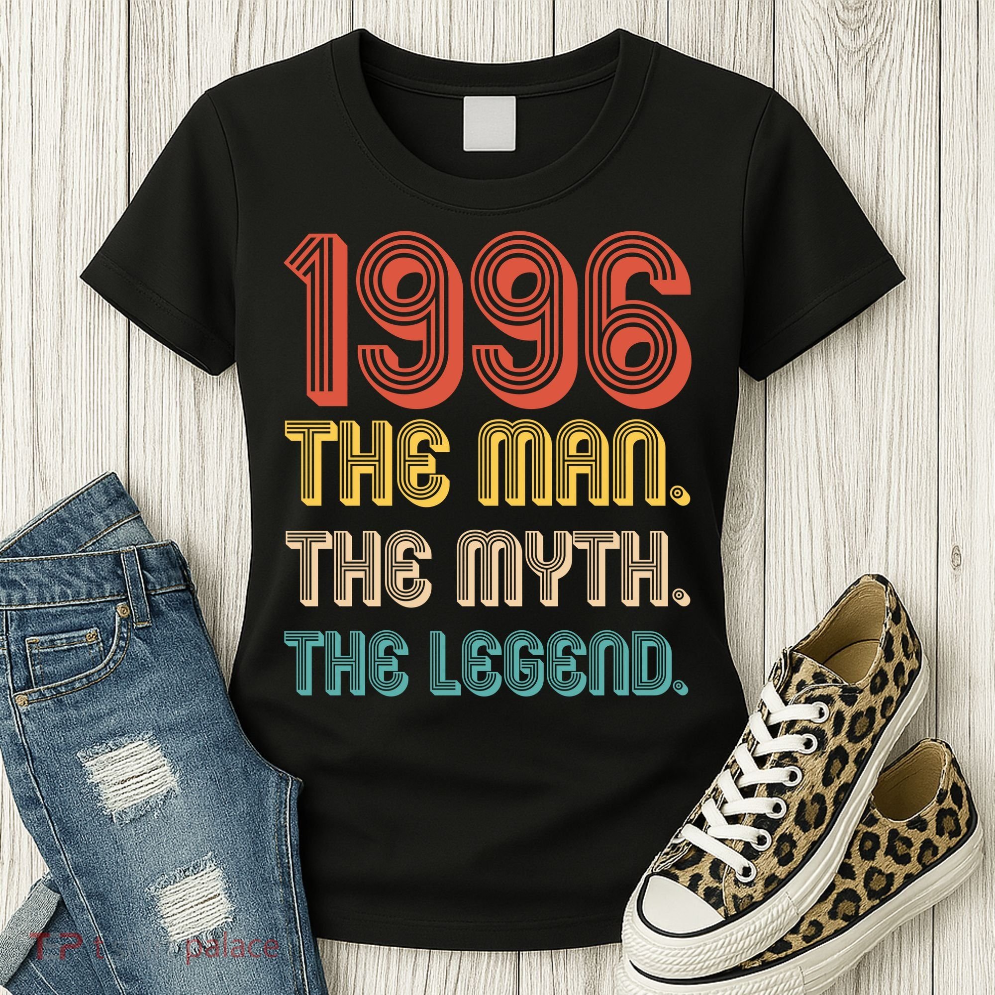 30th Birthday 1996 The Man Myth The Legend Women's T-Shirt