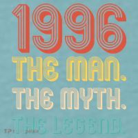 30th Birthday 1996 The Man Myth The Legend Sueded Cloud Jersey T-Shirt thumb 2