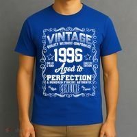 30th Birthday 1996 Vintage Quality Without Compromise Aged To Perfection Genuine T-Shirt thumb 3