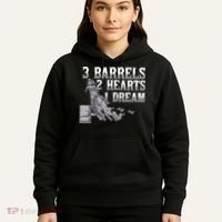 3 Barrels 2 Hearts 1 Dream Horse Barrel Racing Hoodie thumb 5