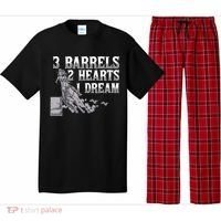 3 Barrels 2 Hearts 1 Dream Horse Barrel Racing Pajama Set thumb 0
