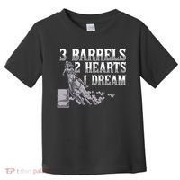 3 Barrels 2 Hearts 1 Dream Horse Barrel Racing Toddler T-Shirt thumb 0