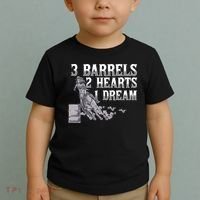 3 Barrels 2 Hearts 1 Dream Horse Barrel Racing Toddler T-Shirt thumb 2
