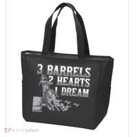 3 Barrels 2 Hearts 1 Dream Horse Barrel Racing Tote Bag thumb 3