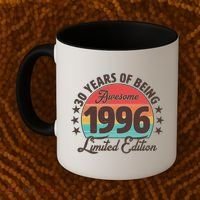30th Birthday 30 Years Of Being Awesome 1996 Limited Edition Coffee Mug thumb 2