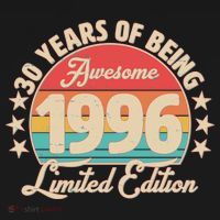 30th Birthday 30 Years Of Being Awesome 1996 Limited Edition Polo thumb 3