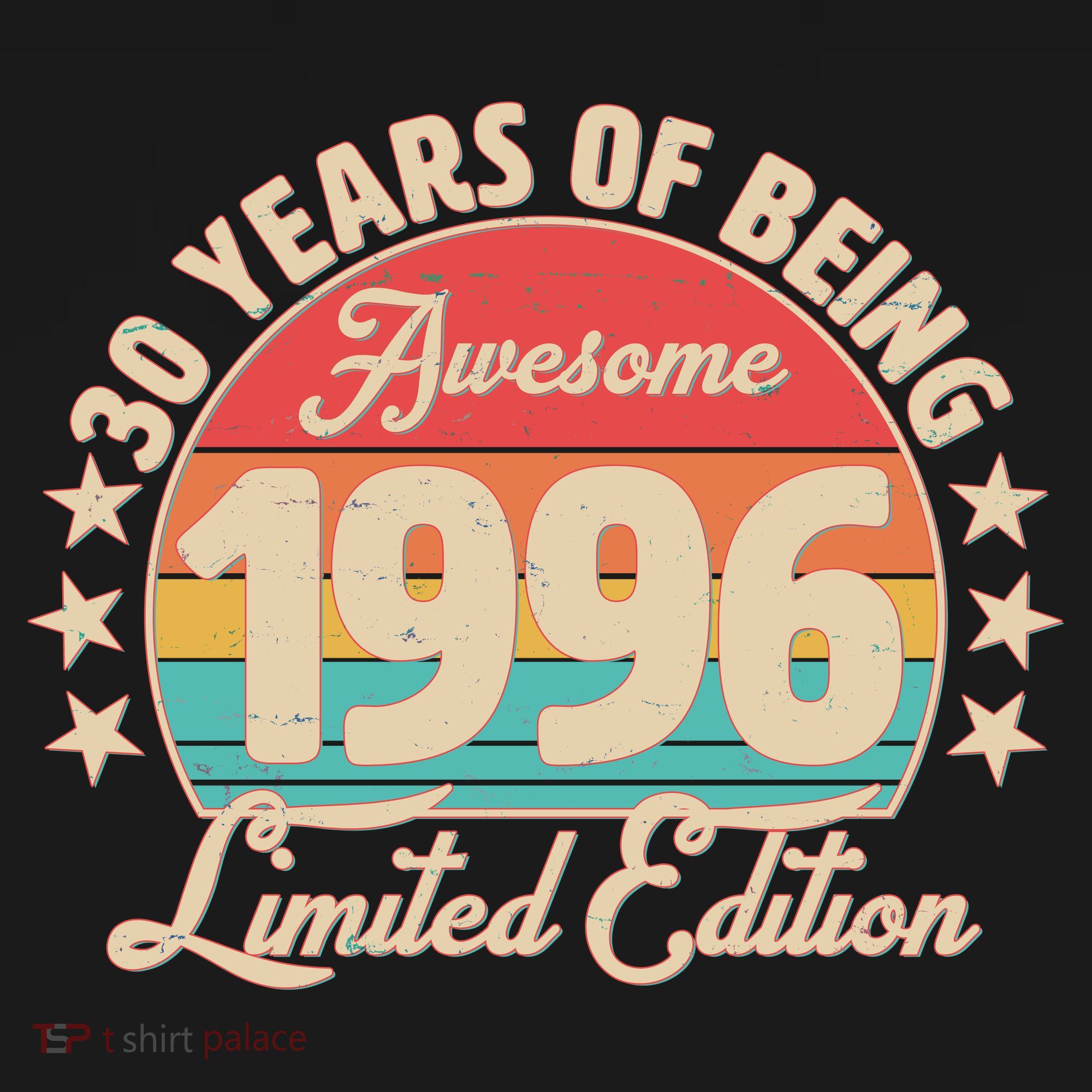 30th Birthday 30 Years Of Being Awesome 1996 Limited Edition Women's Tank Top