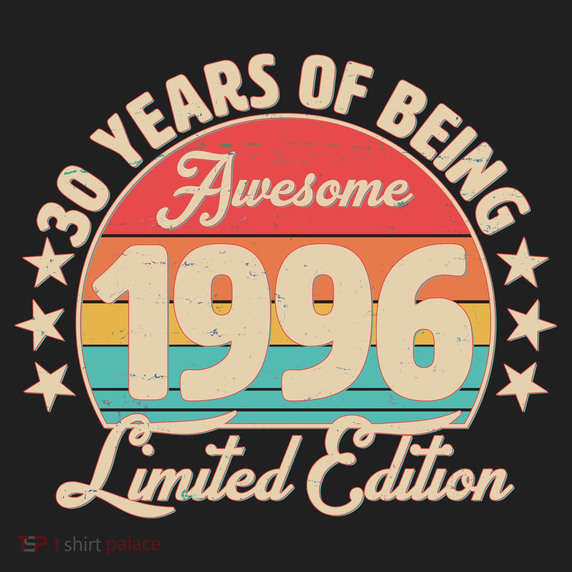 30th Birthday 30 Years Of Being Awesome 1996 Limited Edition Golf Towel