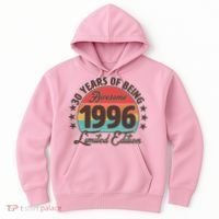 30th Birthday 30 Years Of Being Awesome 1996 Limited Edition Hoodie thumb 0