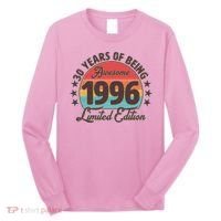 30th Birthday 30 Years Of Being Awesome 1996 Limited Edition Long Sleeve Shirt thumb 0