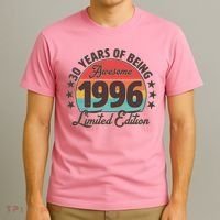 30th Birthday 30 Years Of Being Awesome 1996 Limited Edition T-Shirt thumb 3