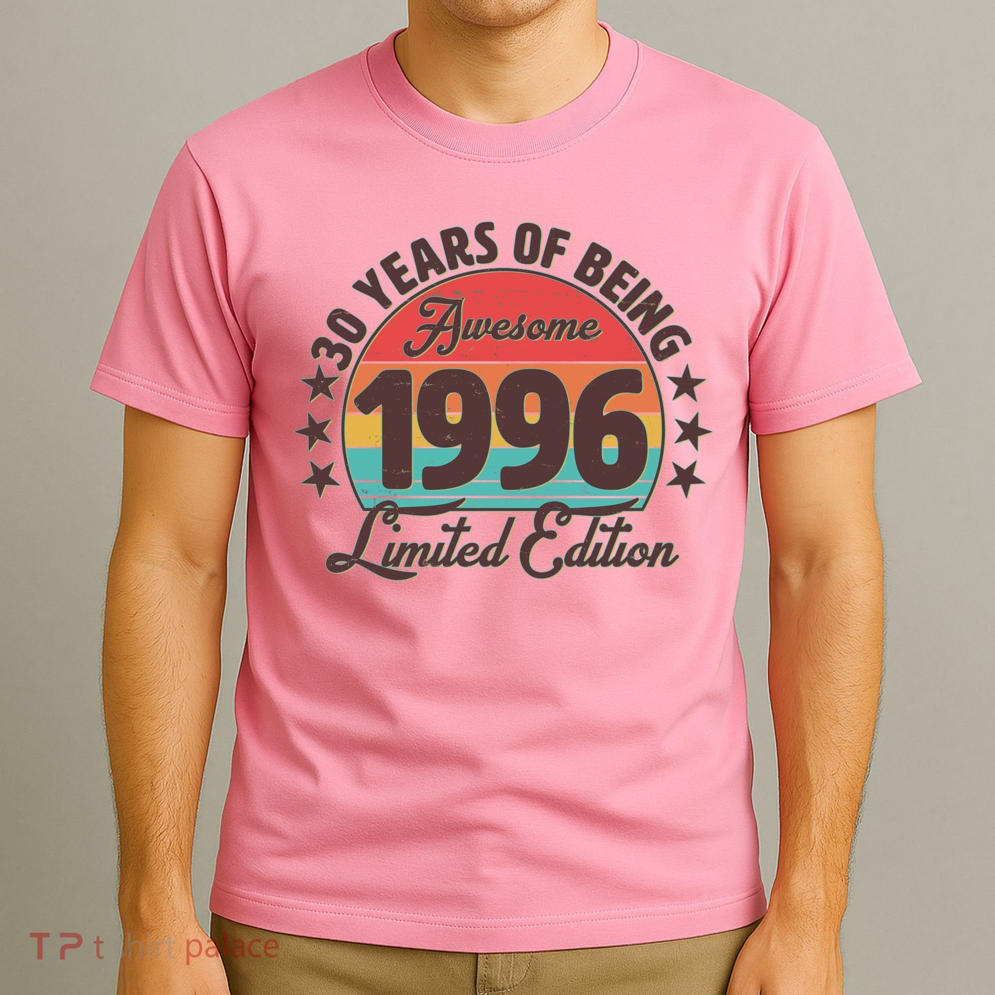 30th Birthday 30 Years Of Being Awesome 1996 Limited Edition T-Shirt