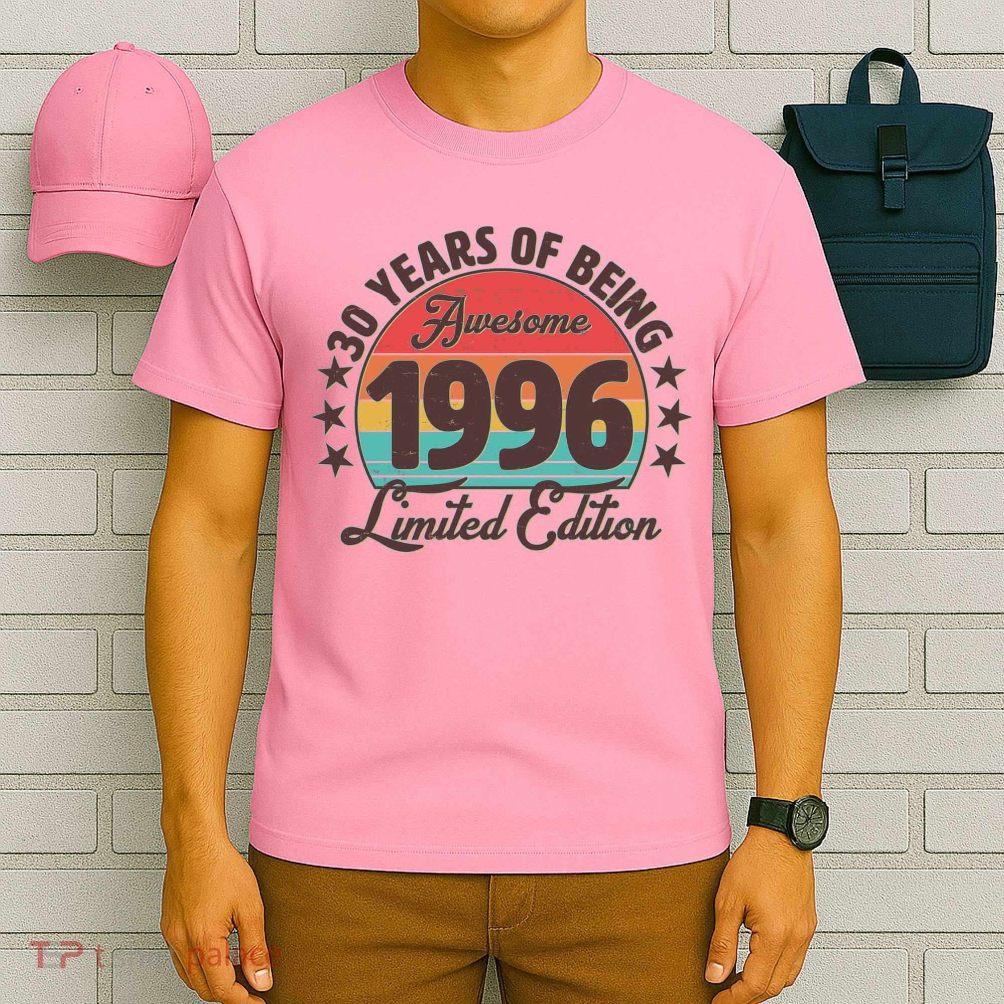 30th Birthday 30 Years Of Being Awesome 1996 Limited Edition T-Shirt